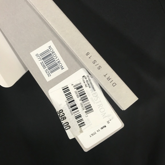 NWT Rick Owens Kinga Black Midi Dress - Size 42 - Picture 7 of 8